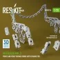 Merkava Mk.3 front and rear towing horns with chains for Meng/Hobby...