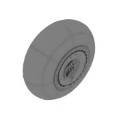 Bf 110 C/D main undercarriage wheels - Eduard Accessories 648052