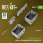 Merkava Mk.3 rear hull storage baskets w/o cover (2 pcs) for Meng k...