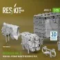 Merkava Mk.3 rear hull storage baskets w/cover (2 pcs) for Meng kit...