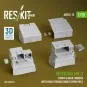 Merkava Mk.3 front & rear fenders with rear storage boxes (open pos...