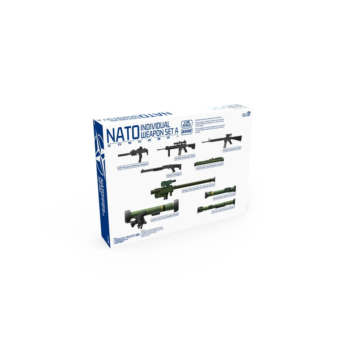 NATO Individual Weapon Set A(A kit incl.2 pcs of each weapon, 1/35 ...