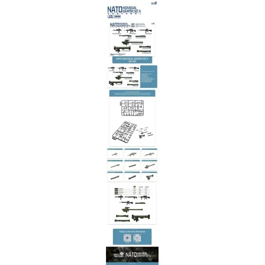 NATO Individual Weapon Set A(A kit incl.2 pcs of each weapon, 1/35 ...