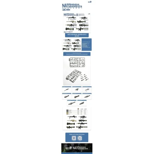 NATO Individual Weapon Set B(A kit incl.2pcs of each weapon, 1/35 -...