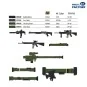 NATO Individual Weapon Set A(A kit incl.2 pcs of each weapon, 1/35 ...