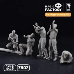 1/48 Ground Service Crew Set, 1/48 - Magic Factory 7507 2