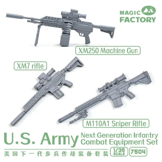 U.S.Army Next Generation Infantry Combat Equipment Resin Set, 1/35 ...