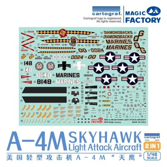 A-4M Skyhawk Light Attack Aircraft, 1/48 - Magic Factory 5002