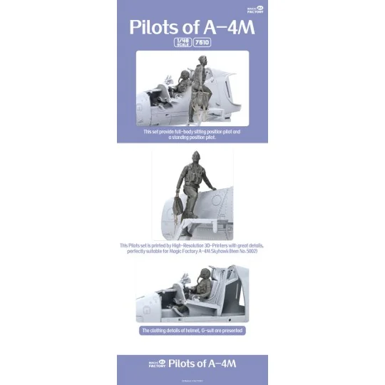 Pilots of A-4M, 1/48 - Magic Factory 7510