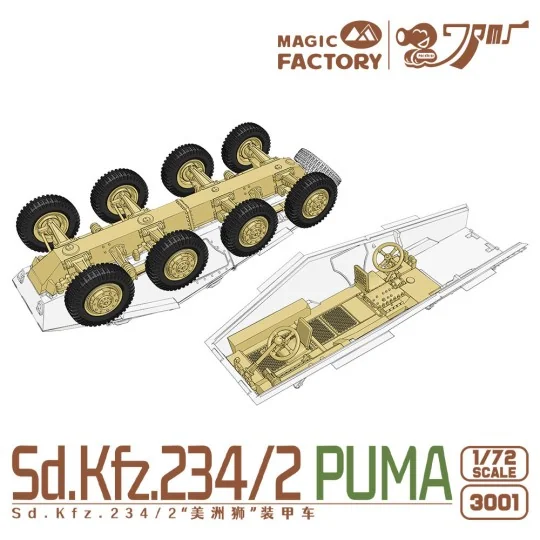 Sd.Kfz.234/2 Puma, 1/72 - Magic Factory 3001