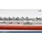 Clear Painted Colorful U.S. Navy Gerald R. Ford-class aircraft carr...