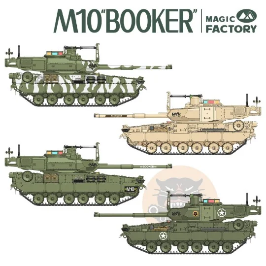U.S. Combat Vehicle M10 Booker, 1/35 - Magic Factory 2008