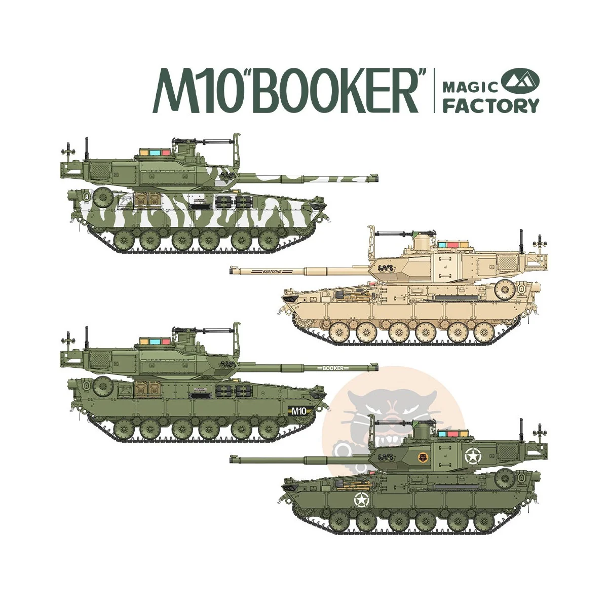 U.S. Combat Vehicle M10 Booker, 1/35 - Magic Factory 2008