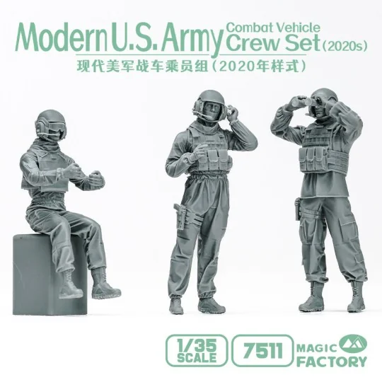 Modern U.S. Army Combat Vehicle Crew Set?2020s?, 1/35 - Magic Facto...