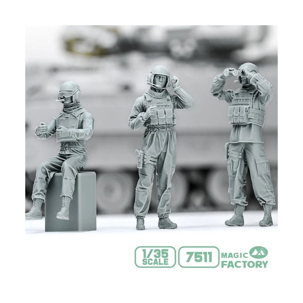 Modern U.S. Army Combat Vehicle Crew Set?2020s?, 1/35 - Magic Facto...