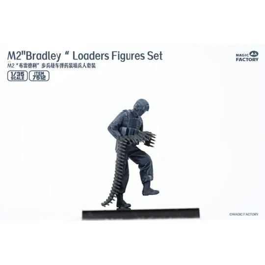 M2 Bradley Loaders Figures Set (incl. 3 figures, 1 set radio and pa...