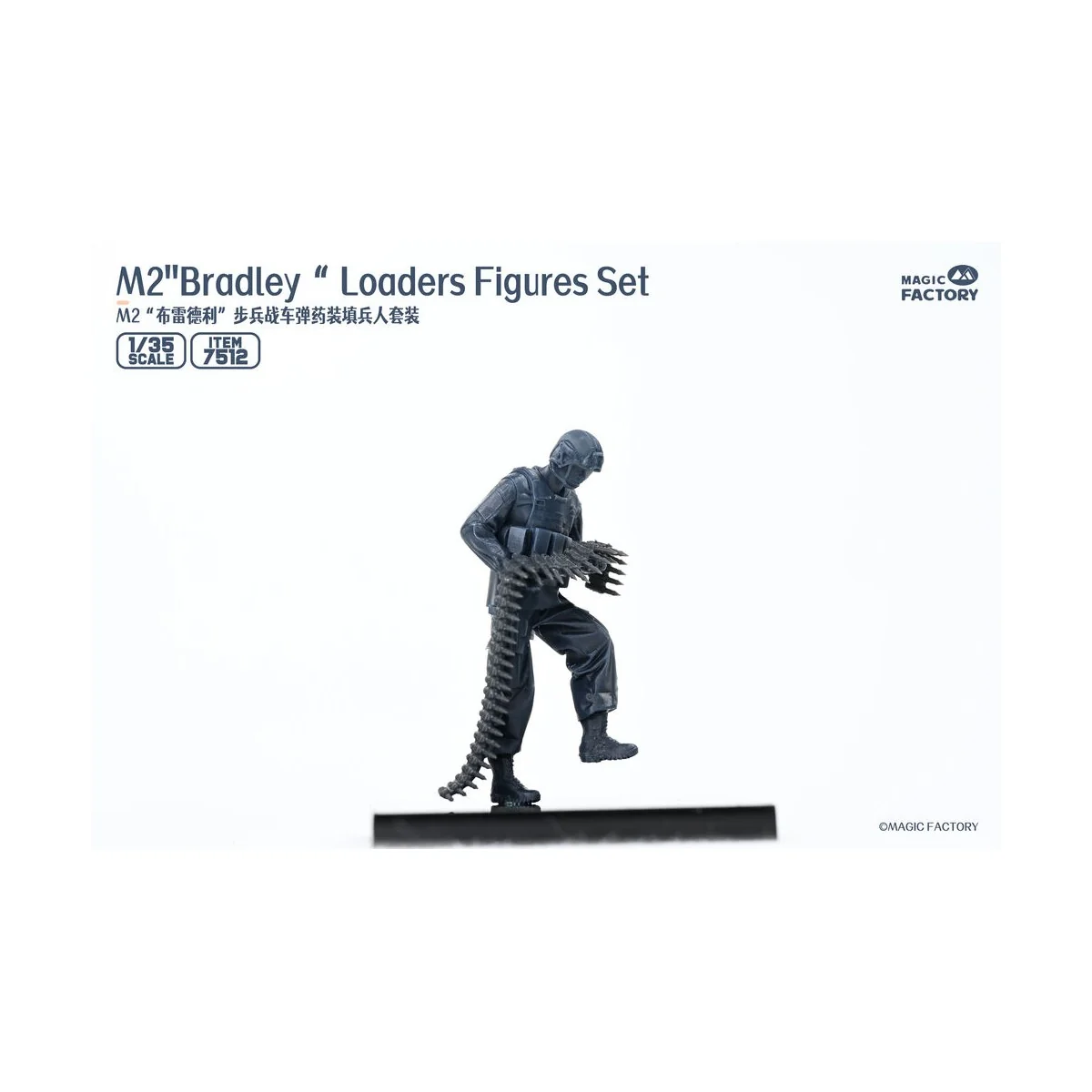 M2 Bradley Loaders Figures Set (incl. 3 figures, 1 set radio and pa...