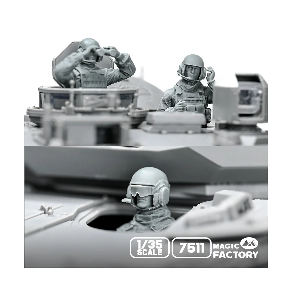 Modern U.S. Army Combat Vehicle Crew Set?2020s?, 1/35 - Magic Facto...