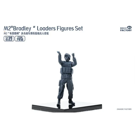 M2 Bradley Loaders Figures Set (incl. 3 figures, 1 set radio and pa...