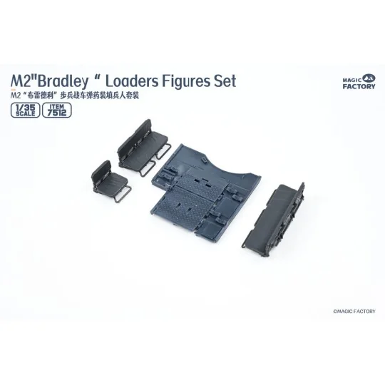M2 Bradley Loaders Figures Set (incl. 3 figures, 1 set radio and pa...