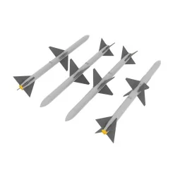 AIM-7E Sparrow, 1/48 - Eduard Accessories 648062