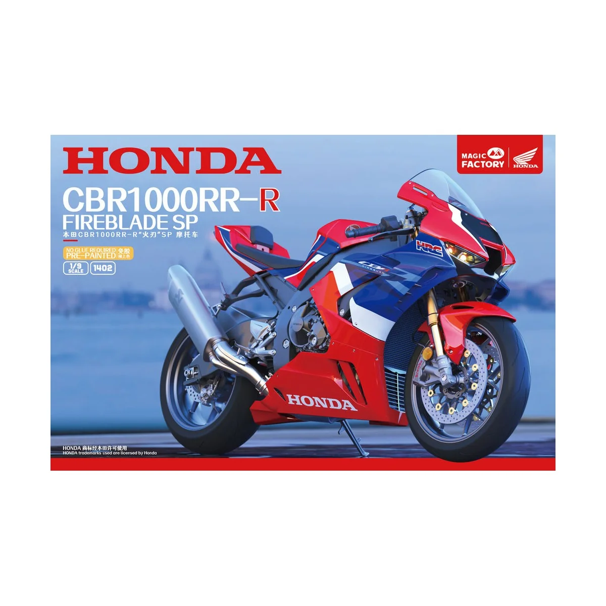 Honda CBR1000RR-R Fireblade SP - Pre-Painted, 1/9 - Magic Factory 1402