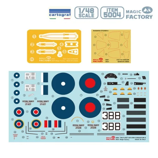 The British Royal Navy Fleet Air Arm Corsair MK. II, 1/48 - Magic F...