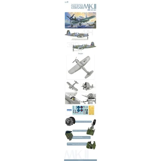The British Royal Navy Fleet Air Arm Corsair MK. II, 1/48 - Magic F...