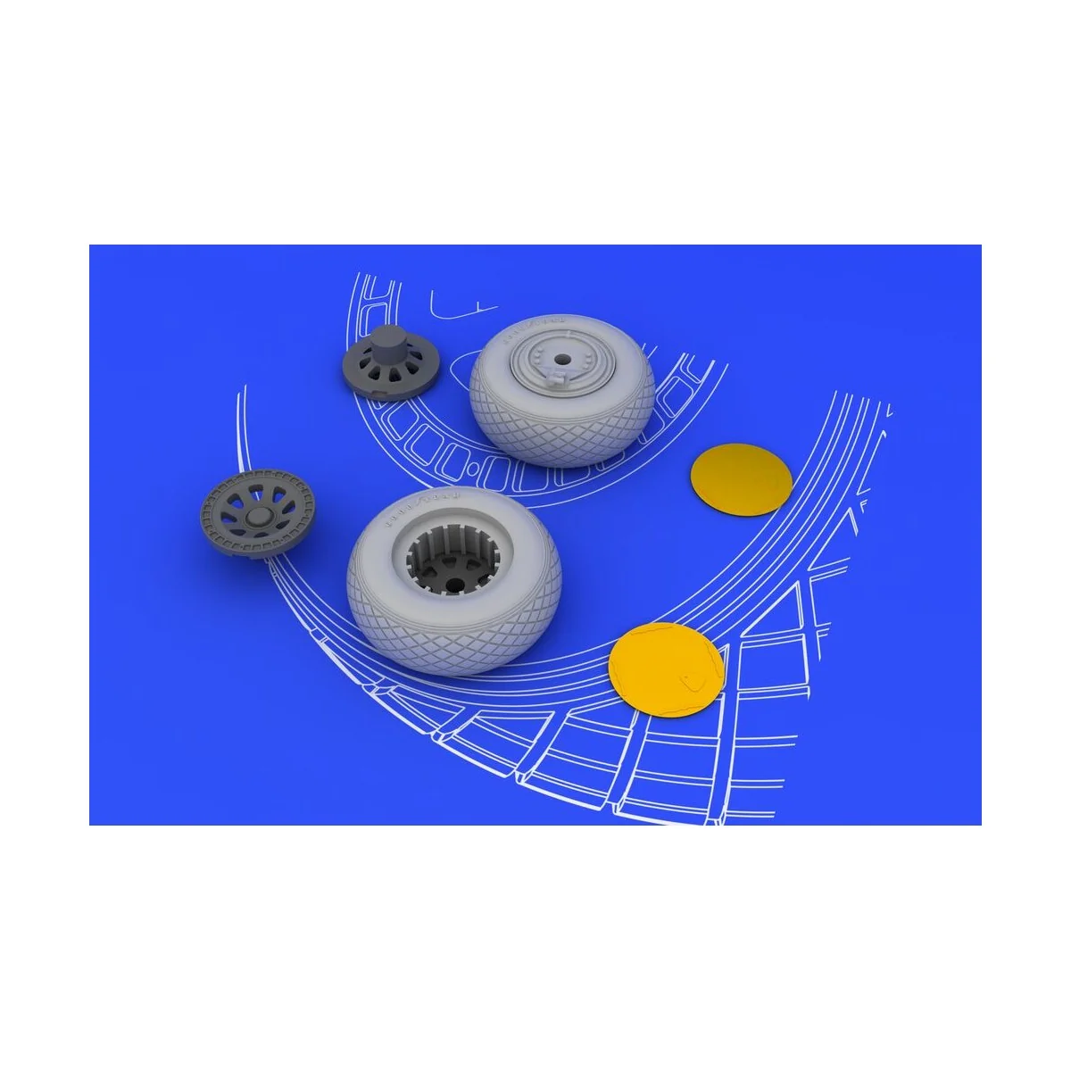PV-1 Ventura wheels for Revell - Eduard Accessories 648068