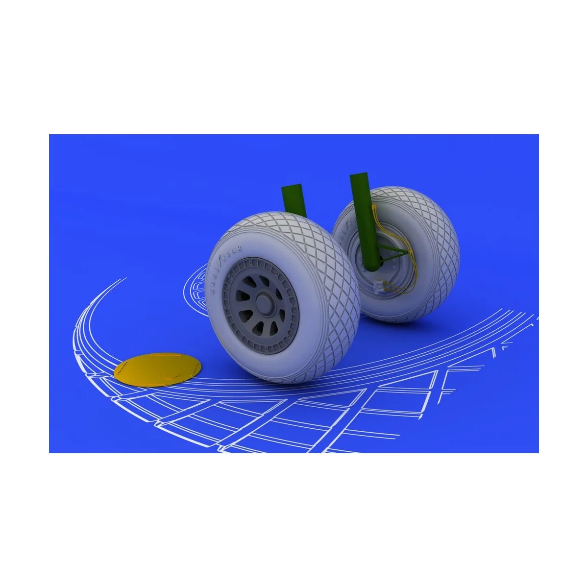 PV-1 Ventura wheels for Revell - Eduard Accessories 648068