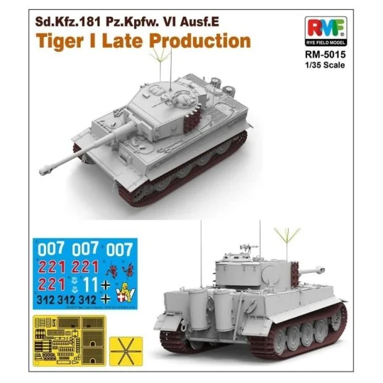 Tiger I Late Production, 1/35 - Rye Field Model 5015