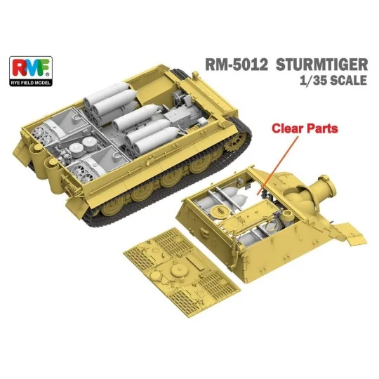 Sturmtiger With Full Interior (To be, 1/35 - Rye Field Model 5012