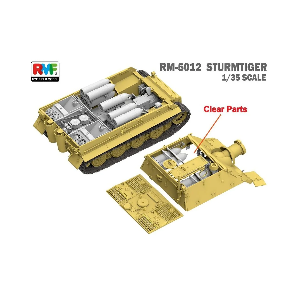 Sturmtiger With Full Interior (To be, 1/35 - Rye Field Model 5012