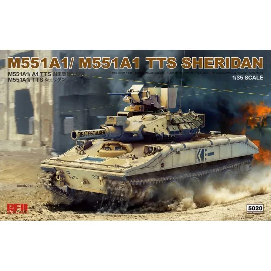 M551A1/ A1TTS SHERIDAN, 1/35 - Rye Field Model 5020