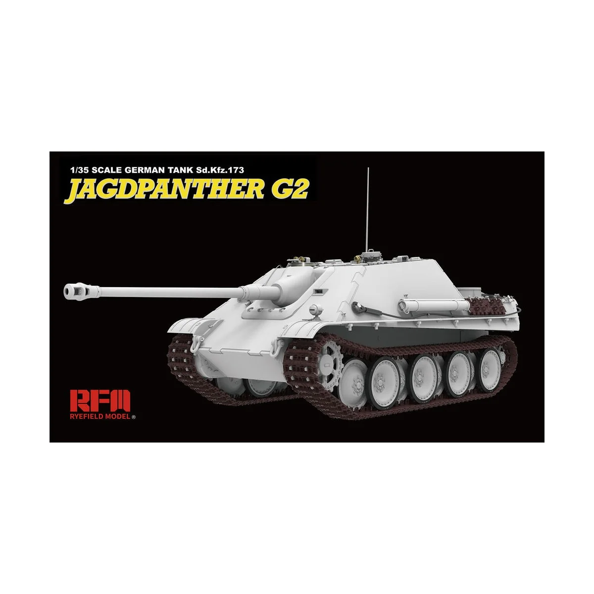 Jagdpanther G2 with full interior&workab track links, 1/35 - Rye Fi...