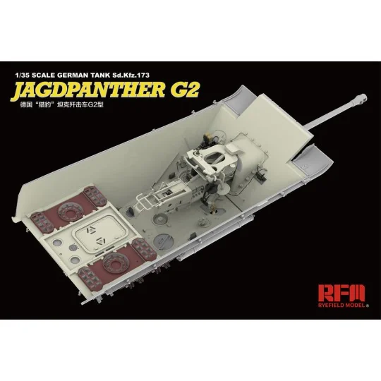 Jagdpanther G2 with full interior&workab track links, 1/35 - Rye Fi...