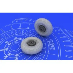II-2 Shturmovik wheels for Tamiya - Eduard Accessories 648072