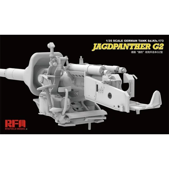Jagdpanther G2 with full interior&workab track links, 1/35 - Rye Fi...
