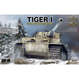 TIGER EARLY PRODUCTION W/FULL INTERIOR, 1/35 - Rye Field Model 5025