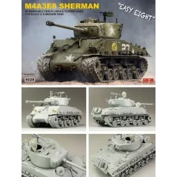 SHERMAN M4A3E8 W/Workable Track links, 1/35 - Rye Field Model 5028 2