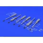 Browning M-2 guns (6 pcs.), 1/48 - Eduard Accessories 648075