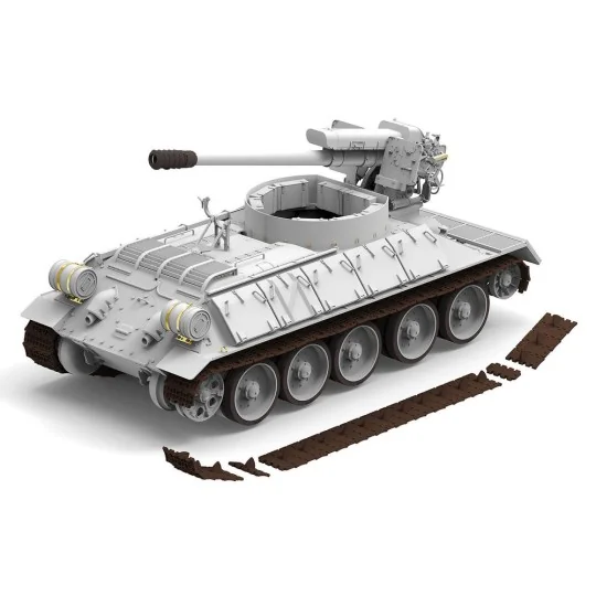 T-34/D-30 122MM SYRIAN SELF-PROPELLED HOWITZER, 1/35 - Rye Field Mo...