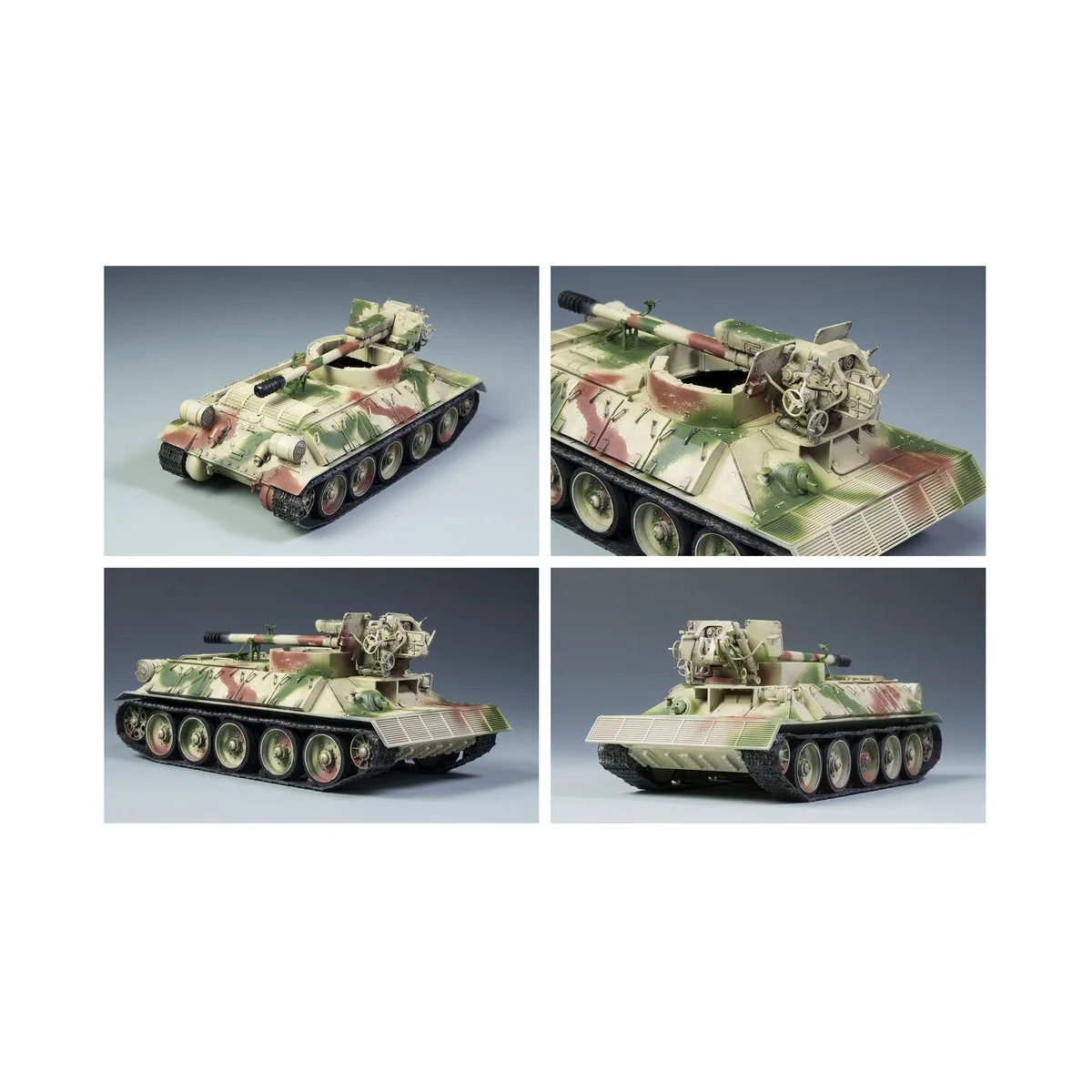 T-34/D-30 122MM SYRIAN SELF-PROPELLED HOWITZER, 1/35 - Rye Field Mo...