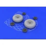 B-17 wheels - Eduard Accessories 648078