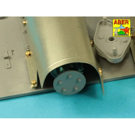 Exhaust covers for TigerI, Ausf.E-(Early/Late version), 1/16 - Aber...