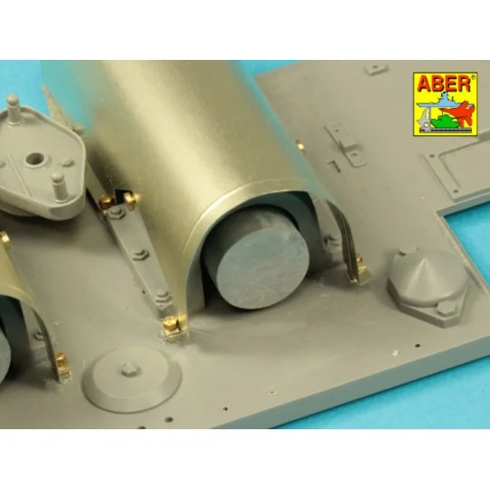 Exhaust covers for TigerI, Ausf.E-(Early/Late version), 1/16 - Aber...