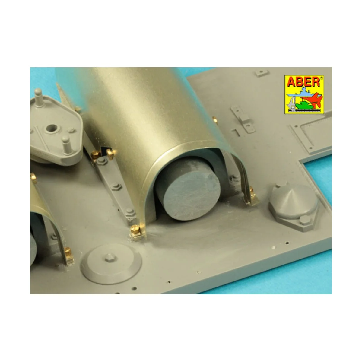 Exhaust covers for TigerI, Ausf.E-(Early/Late version), 1/16 - Aber...
