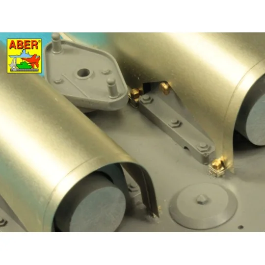 Exhaust covers for TigerI, Ausf.E-(Early/Late version), 1/16 - Aber...