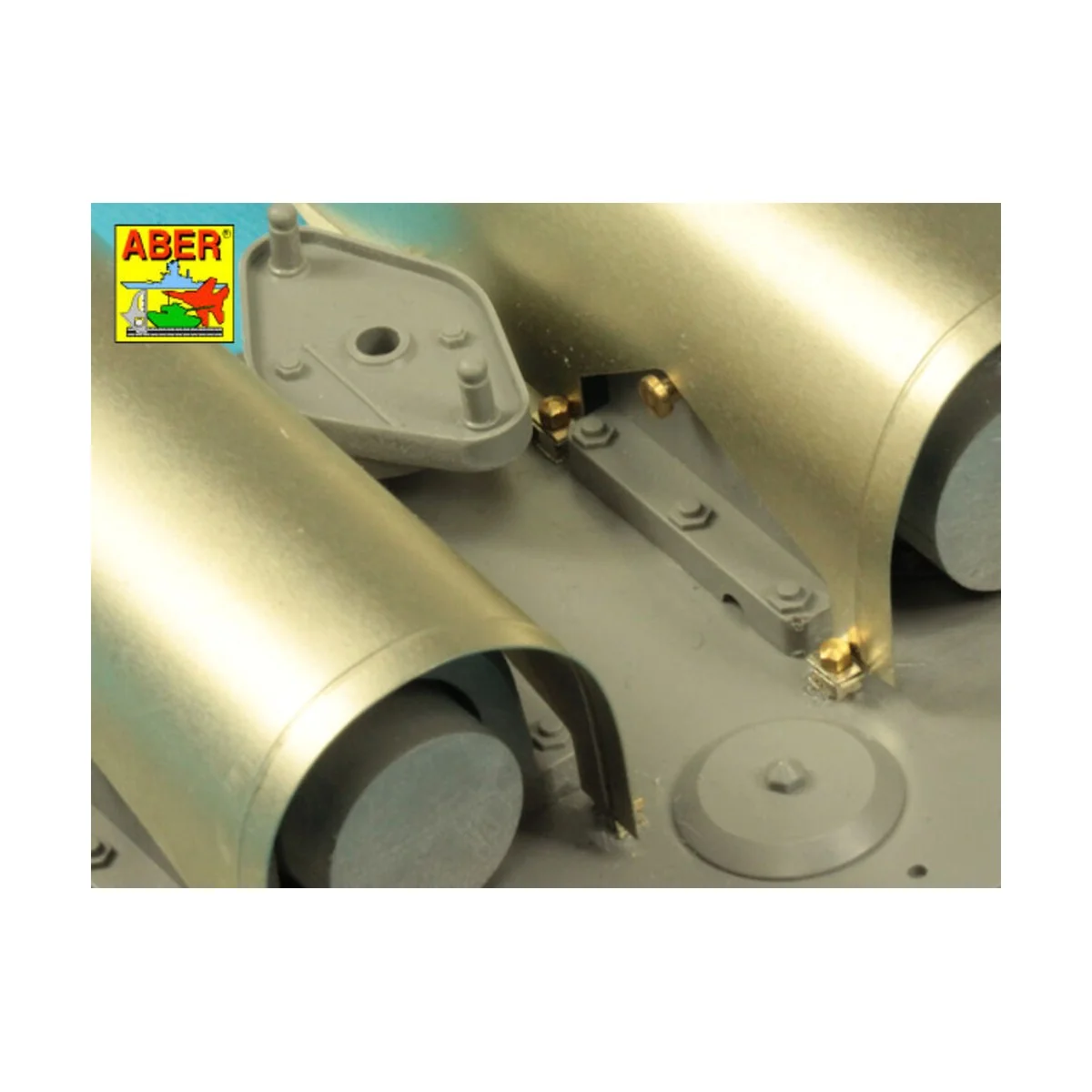 Exhaust covers for TigerI, Ausf.E-(Early/Late version), 1/16 - Aber...