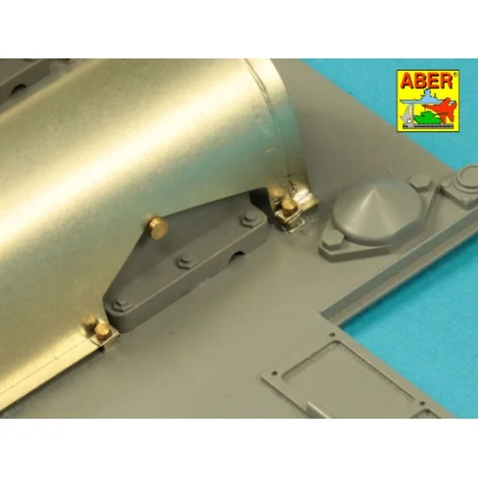 Exhaust covers for TigerI, Ausf.E-(Early/Late version), 1/16 - Aber...